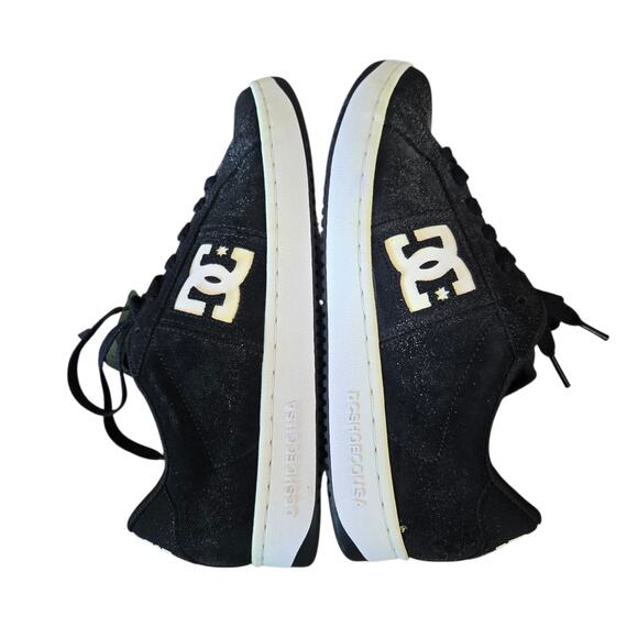 NEW MENS DC STRIKER SIZE 11 BLACK White SKATE SHOES sneakers glitter main image 7